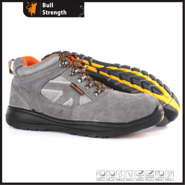 Ankle Suede Leather Safety Shoe with Steel Toe&Midsole (SN5380)